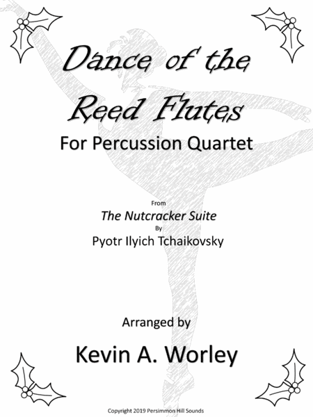 Dance Of The Reed Flutes For Percussion Quartet Sheet Music