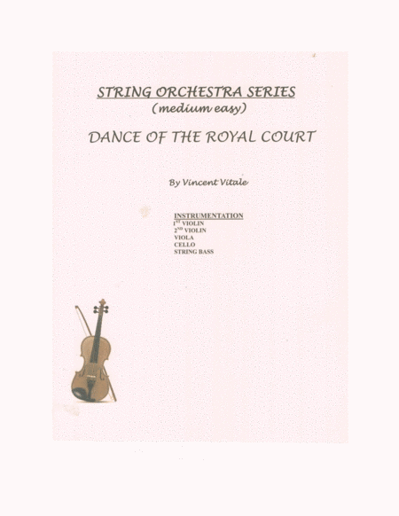 Dance Of The Royal Court Sheet Music