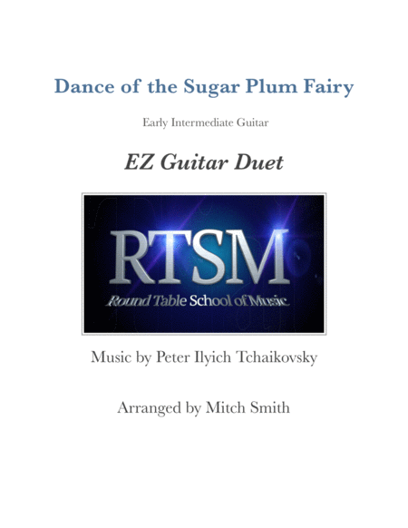 Dance Of The Sugar Plum Fairy From The Nutcracker For Ez Guitar Duet Sheet Music