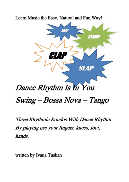 Free Sheet Music Dance Rhythm Is In You Rhythmic Rondo Swing Bossa Nova Tango