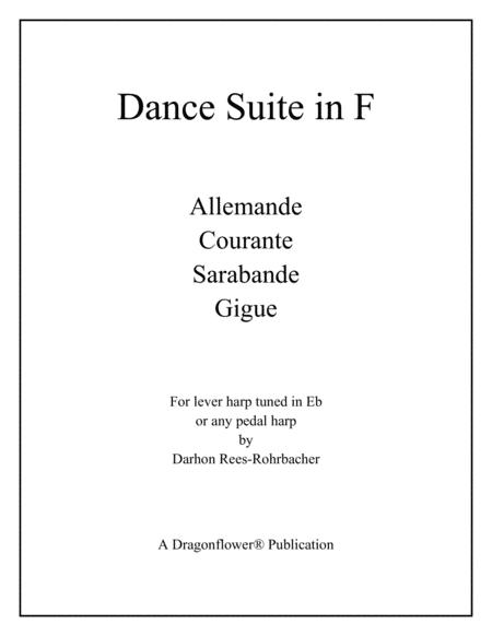 Dance Suite In F Sheet Music