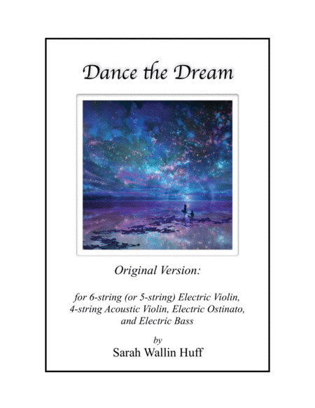 Dance The Dream Original Version Sheet Music