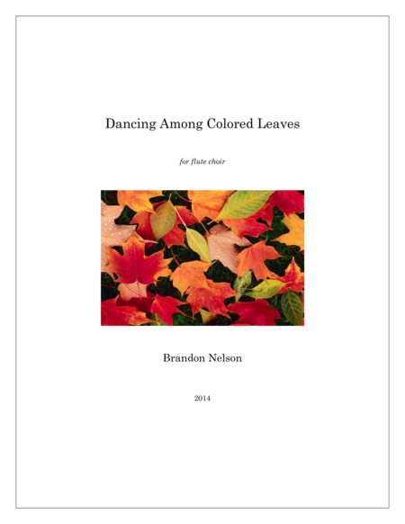 Dancing Among Colored Leaves Sheet Music