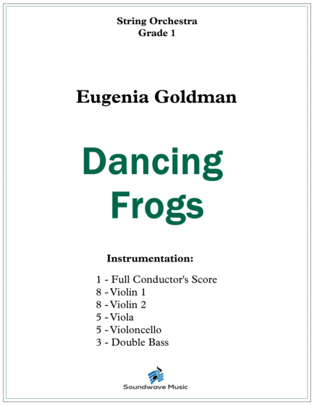 Free Sheet Music Dancing Frogs