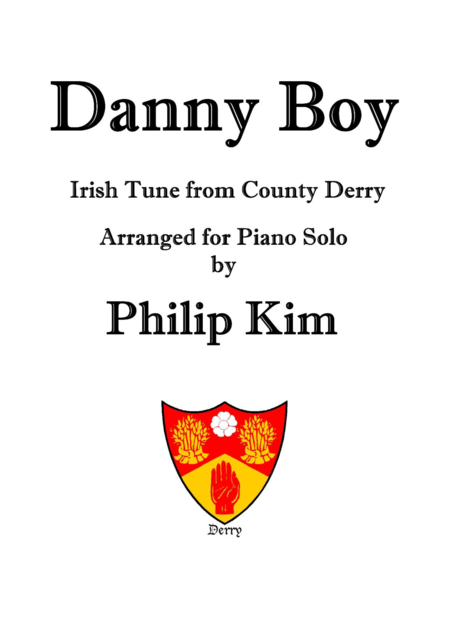 Danny Boy Irish Tune From County Derry Sheet Music