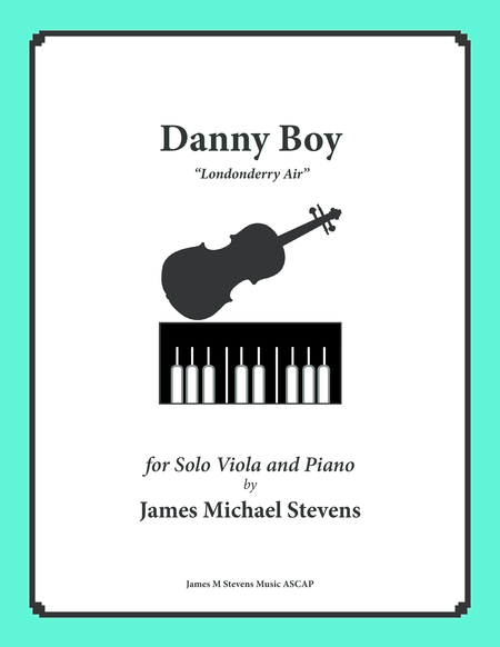 Free Sheet Music Danny Boy Londonderry Air Viola