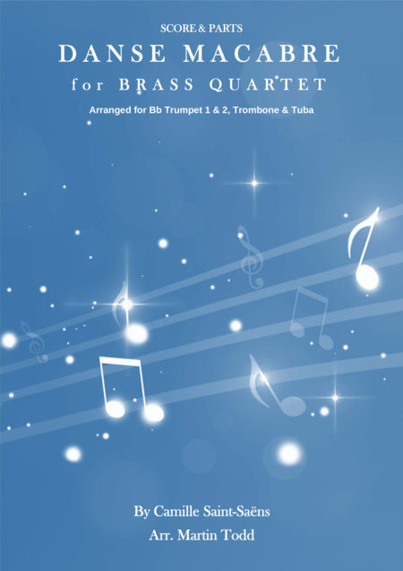 Free Sheet Music Danse Macabre For Brass Quartet