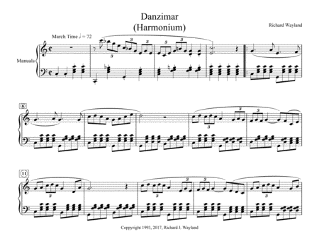 Danzimar Harmonium Sheet Music