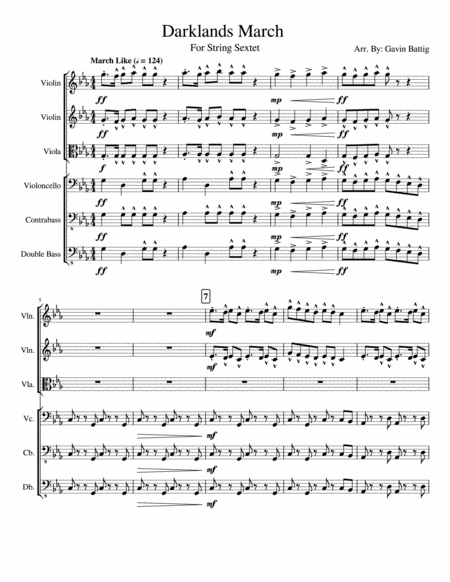 Darklands March Sheet Music