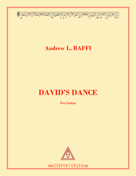 Free Sheet Music Davids Dance