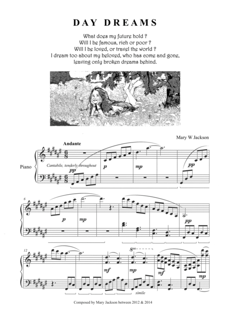 Day Dreams Sheet Music