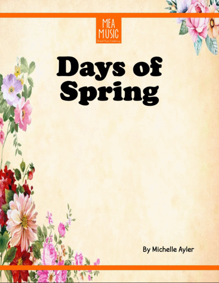 Free Sheet Music Days Of Spring