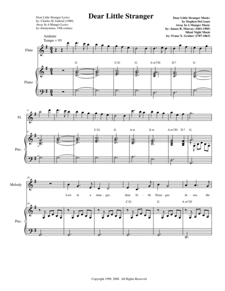 Dear Little Stranger Sheet Music