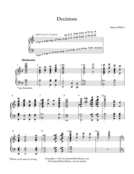 Free Sheet Music Decisions Hb23