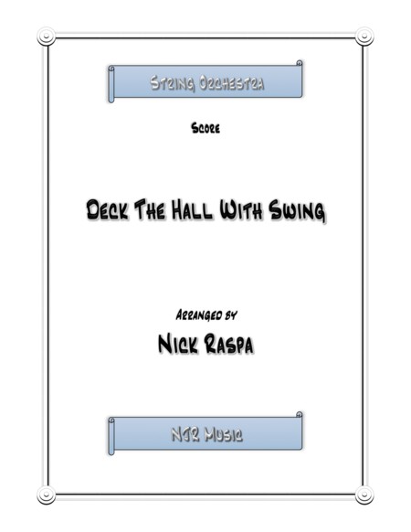 Deck The Hall With Swing Score Sheet Music