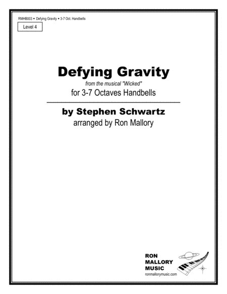 Defying Gravity Sheet Music