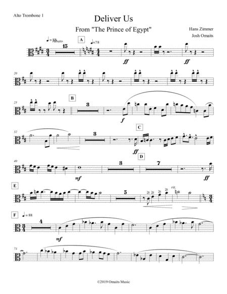 Deliver Us Large Trombone Choir Sheet Music