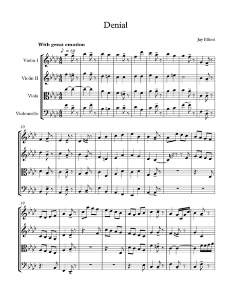 Free Sheet Music Denial