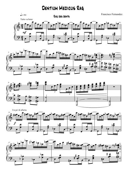 Dentium Medicus Rag Sheet Music