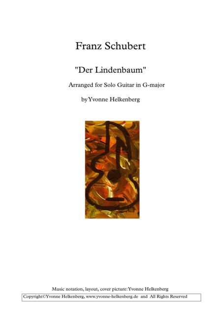 Der Lindenbaum Arranged For Solo Guitar In G Major Sheet Music