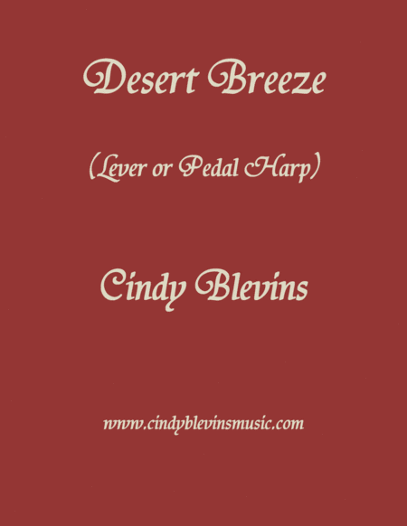 Desert Breeze An Original Solo For Lever Or Pedal Harp From My Book Etheriality Sheet Music