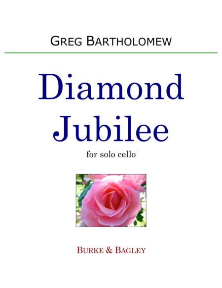 Diamond Jubilee For Solo Cello Sheet Music