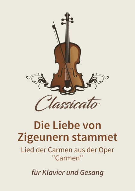 Free Sheet Music Die Liebe Von Zigeunern Stammet