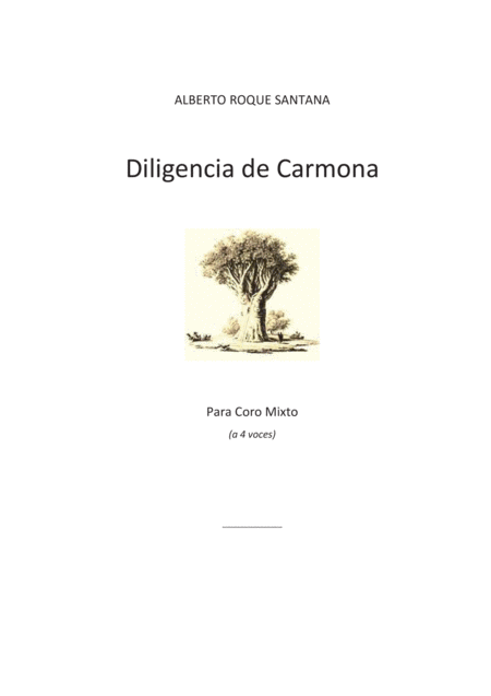 Free Sheet Music Diligencia De Carmona