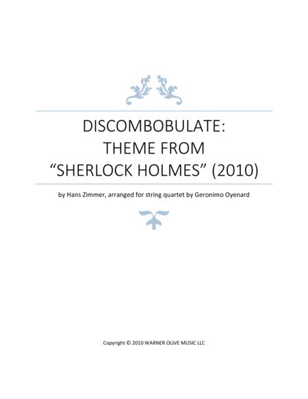 Discombobulate Theme From Sherlock Holmes 2010 Sheet Music