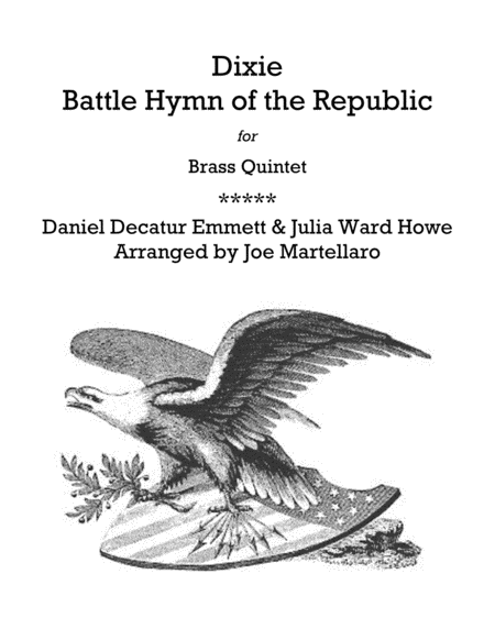 Dixie Battle Hymn Of The Republic Sheet Music