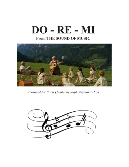 Free Sheet Music Do Re Mi For Brass Quintet