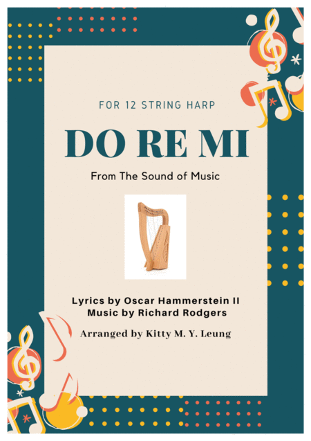 Free Sheet Music Do Re Mi The Sound Of Music 12 String Harp