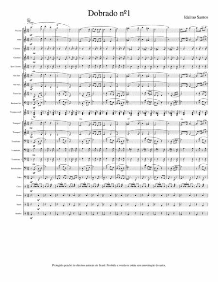 Free Sheet Music Dobrado N 1