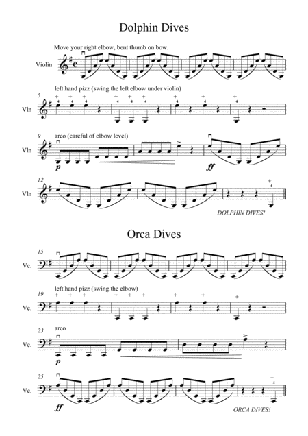 Dolphins And Orcas Sheet Music