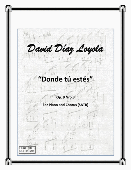 Free Sheet Music Dondet Ests Op 9 Nro 3