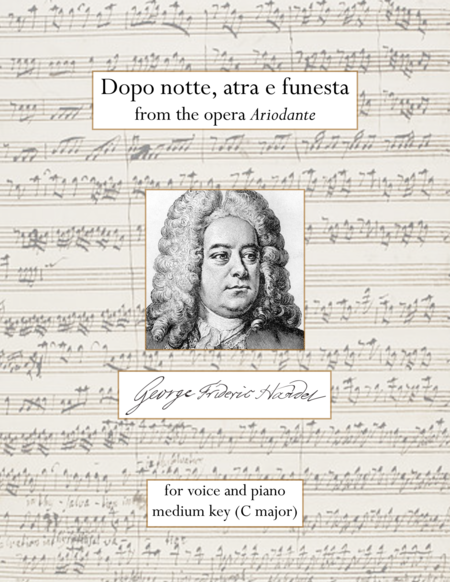 Dopo Notte Atra E Funesta Medium Key Sheet Music