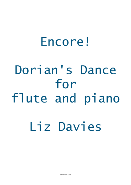 Dorians Dance Sheet Music