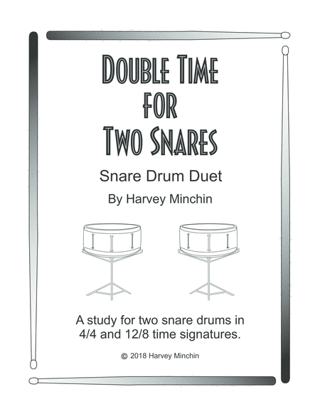 Free Sheet Music Double Time For Two Snares