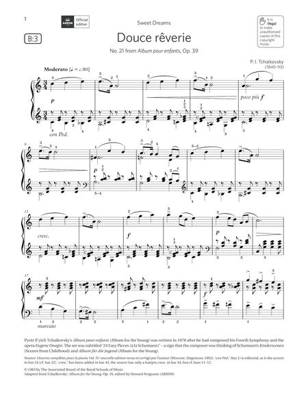 Douce Rverie Grade 5 List B3 From The Abrsm Piano Syllabus 2021 2022 Sheet Music