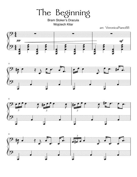 Dracula The Beginning Original Extended Version Sheet Music