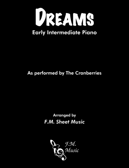 Free Sheet Music Dreams Early Intermediate Piano