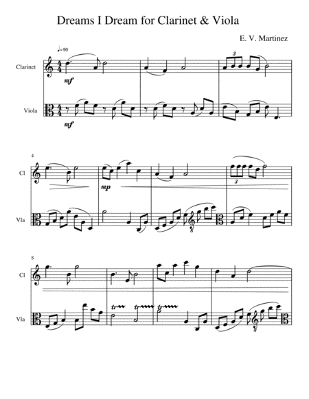 Dreams I Dream Sheet Music