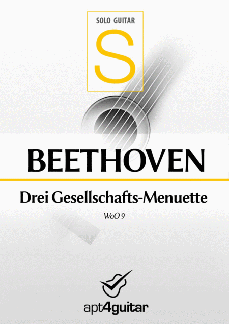 Drei Gesellschafts Menuette Sheet Music