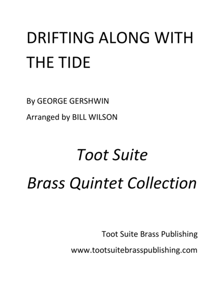 Free Sheet Music Drifting Along With The Tide
