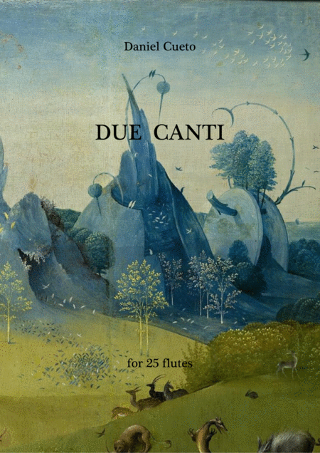 Due Canti For 25 Flutes Sheet Music