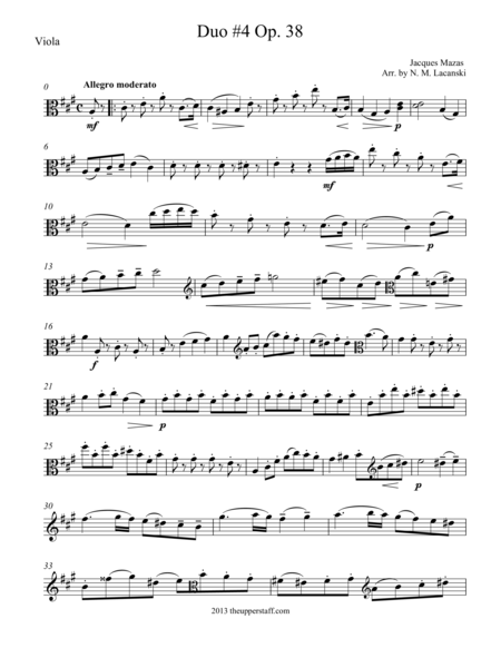 Duet 4 Op 38 Sheet Music