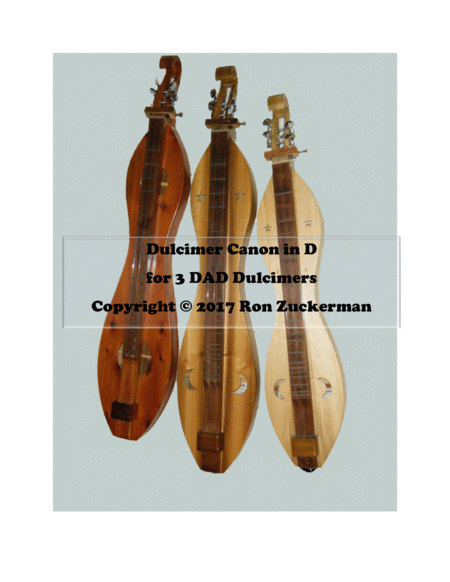 Dulcimer Canon In D Sheet Music