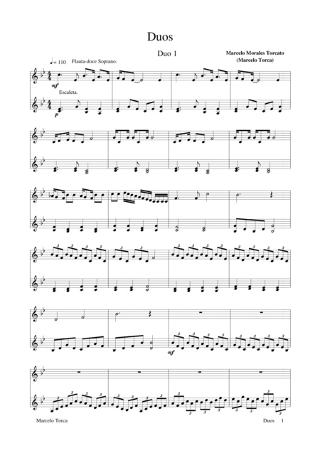 Free Sheet Music Duos