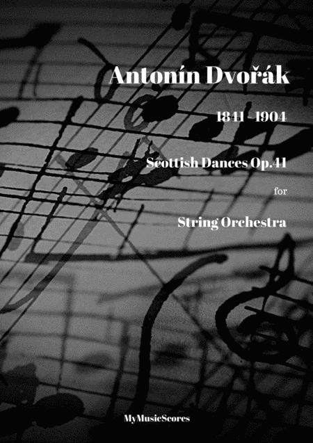 Free Sheet Music Dvorak Scottish Dances Op 41 For String Orchestra