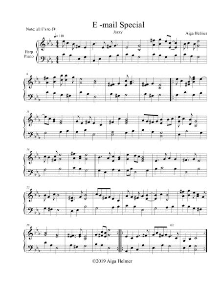 Free Sheet Music E Mail Special